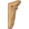 Ekena Millwork Balboa Slat Rough Sawn Bracket, Western Red Cedar, 4"W x 14"D x 26"H BKT04X14X26BOA06RWR - alternate 1